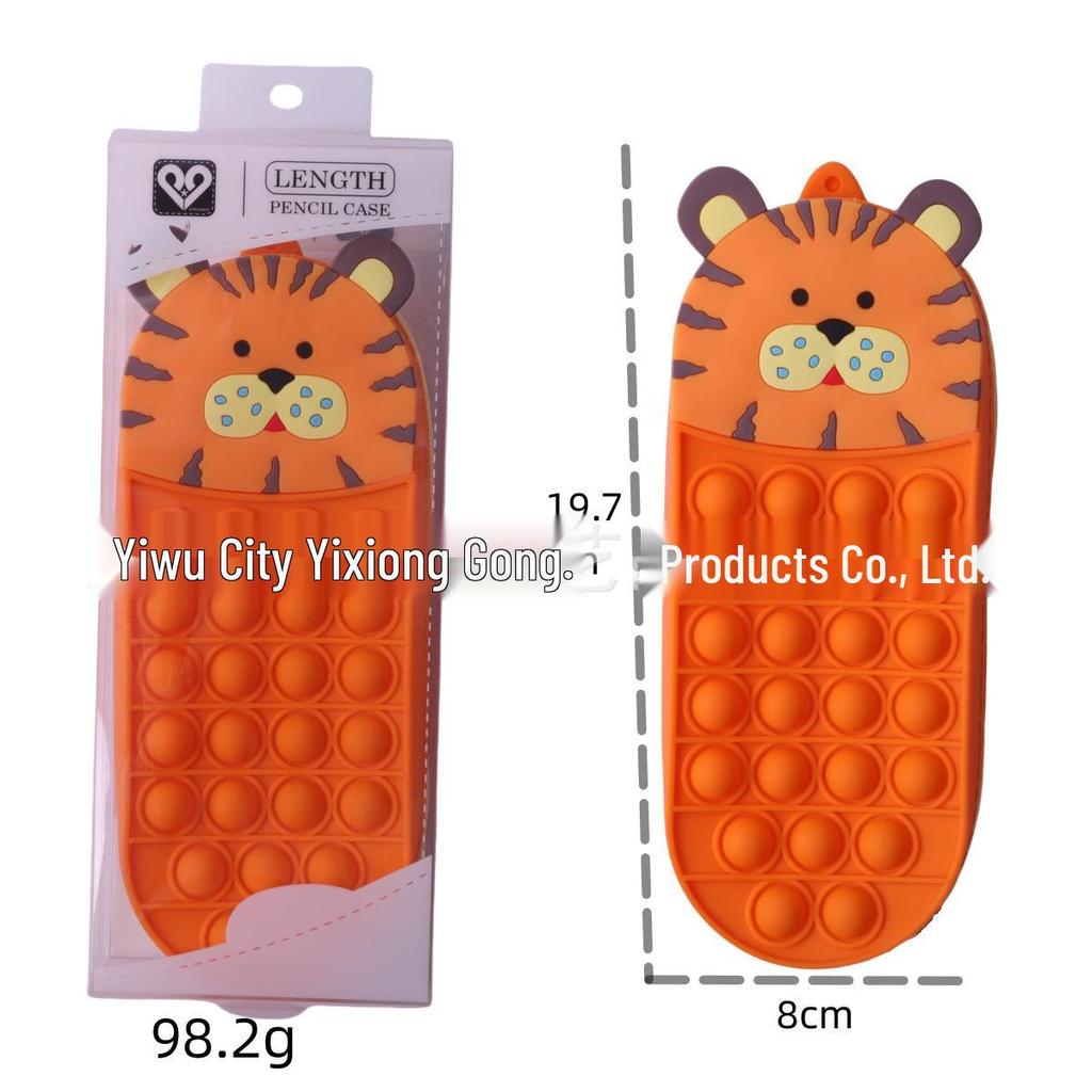 Creative Large Capacity Waterproof Silicone Pencil Case and Stationery Organizer