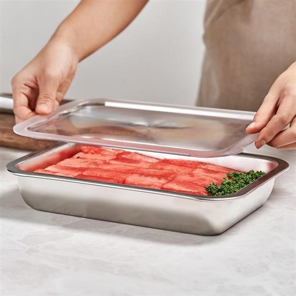 WAGENSTEIGER Stainless Steel Square Tray Set No. 4 Special (PC Cover)