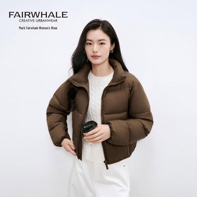 Mark Fairwhale Women's 2025 Windproof Stand-Collar Short Down Jacket