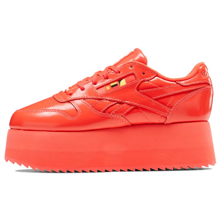 Reebok Gigi Hadid x Reebok Женские Classic Leather Triple Platform Neon Red Женские DV5389 35.5