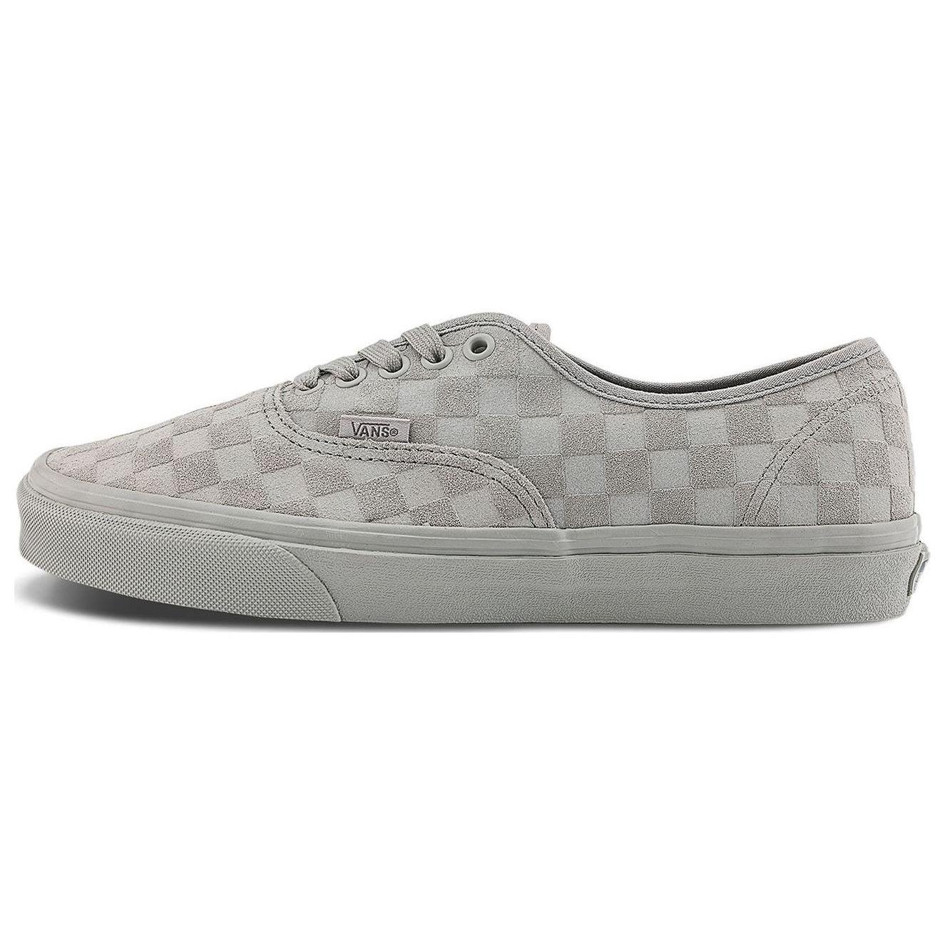 

Vans Authentic Mono Checkerboard — серые кроссовки унисекс VN000CRQGRY 38