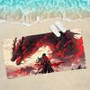 Anime Dragon Beast Towel Soft Lightweight Anti-Sand Large Beach Towel Quick-Drying Bath Sports Family