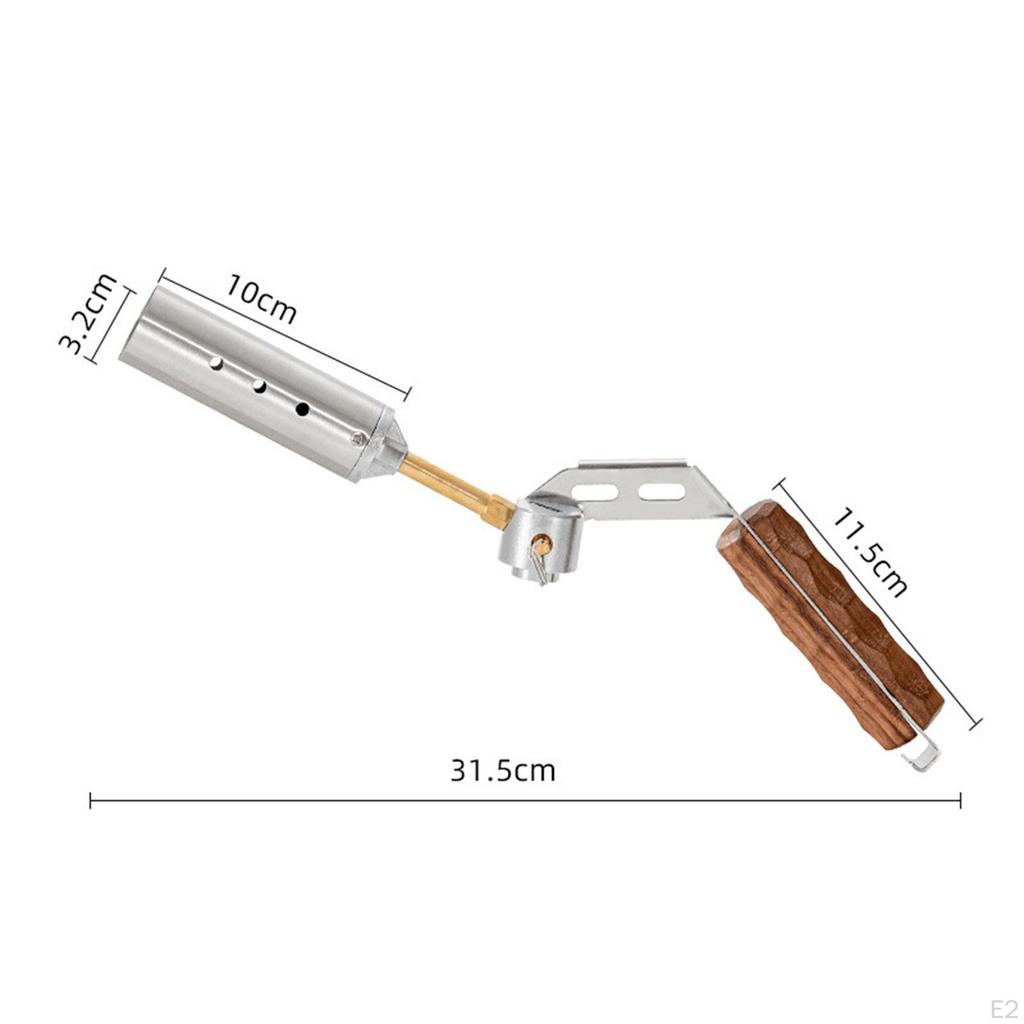 Welding Gas Torch Flame Launcher Equipment Stainless Steel Lightweight Outdoor Ignition Blowtorch