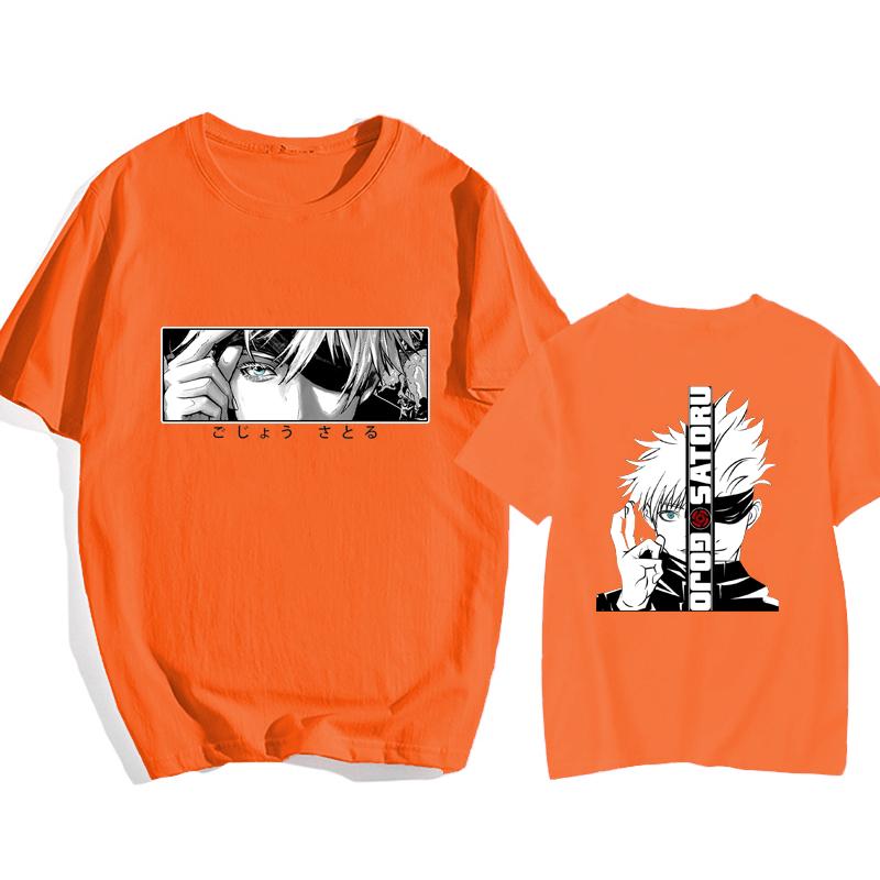 

Satoru Gojo Cool Graphic Printed T-Shirt Teen Fashion Street Cool T-Shirt Anime Y2K Harajuku Summer Short Sleeve Shirt 4XL