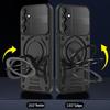 Armor Shockproof Magnetic Case For Samsung Galaxy S23 Plus S24 S22 Ultra S25 Edge S21 S20 FE Car Holder Ring Stent Phone Cover