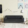 VidaXL Children's Sofa Black 90x53x30 Cm Velvet 3196283