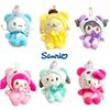 Adorable Llavero Colgante de Peluche de Sanrio Kuromi Muñeco Relleno Para Regalos de Niños