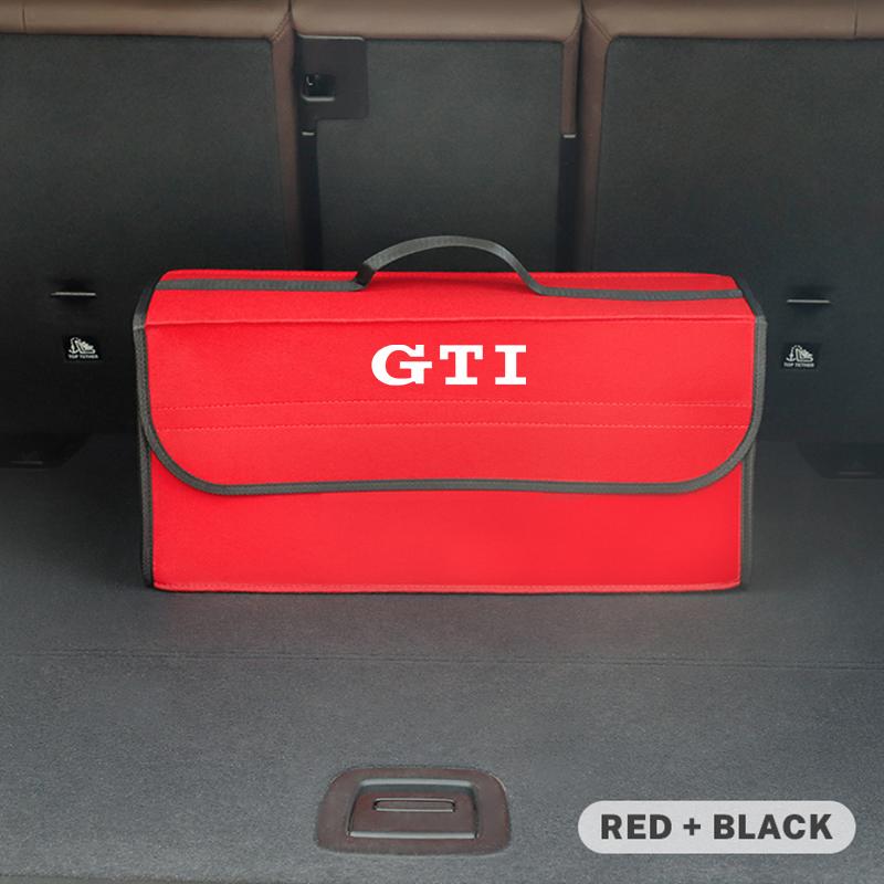 Valve Stems Caps VW Car Interior Organizer Box Foldable Felt Cloth Storage Bag For Volkswagen Polo Golf GTI CC Tiguan Arteon Pas zw4