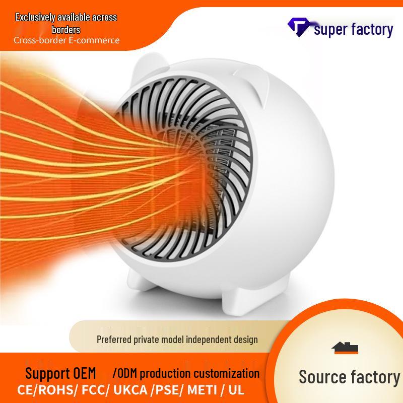 Cross-Border Cute Cartoon Mini Desktop Heater (EU/US Standard)