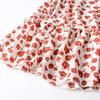 Summer Women Chiffon Wrap Dress V Neck Short Sleeve Long Print Dresses Ruffled Hem Sizes S XXL