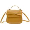 Solid Color Bow Shoulder Bag Handbag Children Small Bag Cute Bow Crossbody Bag  Gift