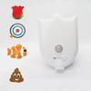LED Toilet Night Light Motion Sensor Creative Backlit Projection Lamp Soft Multicolor Glow Home Bathroom Safety Accessory