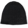 Great Knit Cap COCO Mark Tweed Black Cashmere Women Used