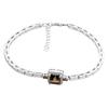 Silver Bracelet with Natural Rauchtopaz (smoky Quartz) 1.38ct, Item Weight 7.71 G (2205791)