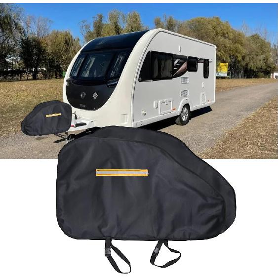 

Чехол для сцепного устройства прицепа - Водонепроницаемый чехол для опорной стойки прицепа, Универсальные чехлы для сцепного устройства прицепа, Защита от дождя, снега, пыли для шарового сцепного устройства - 36 Д×24 Ш×6 В, Черный 36 L×24 W×6 H