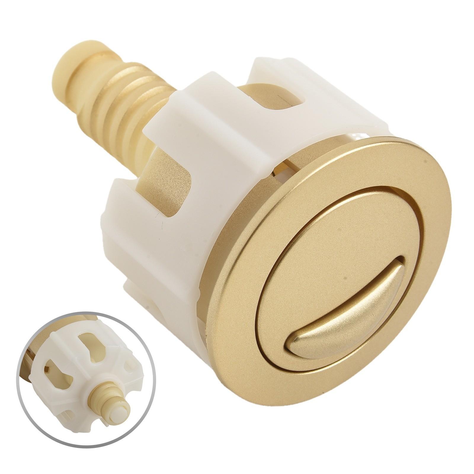 Aesthetic Gold Toilet Flush Knob Featuring Robust Construction and Design