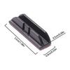 Adhesive Car Side Shade Mount Set 12 Piece Black Plastic 3.5 x 0.9 cm for Interior Side Window Replacement and Installation Use Tasks