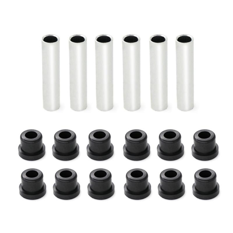 

Golf Cart Shackle Bushing Set Stainless Steel Rubber Bushings For Rear Suspension Leaf Spring Replacement 1