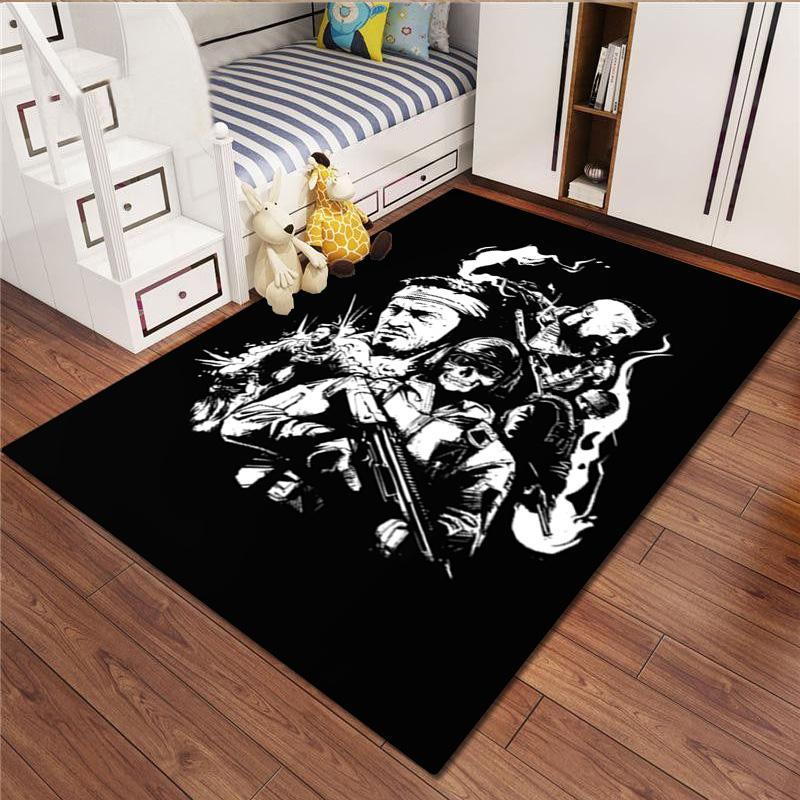 Silent Night Deadly Night Home carpet Office Decorative Carpet For Living Room Bedroom Door Mat Floor Rug Computer Chair Area Rug