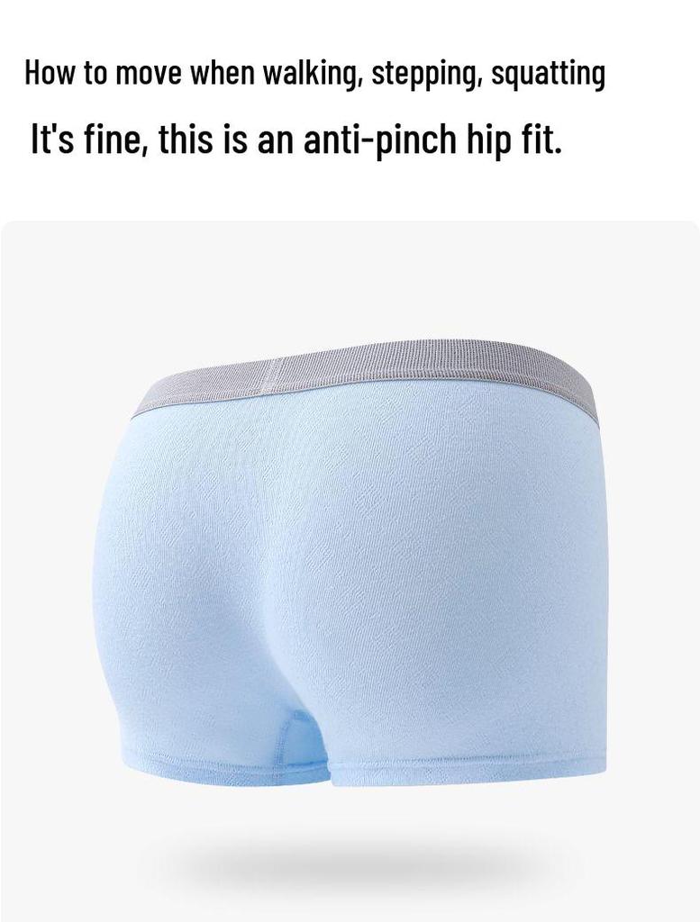 Jin Tong Wang Bavlněné boxerky pro chlapce ve vývojovém stádiu pro teenagery