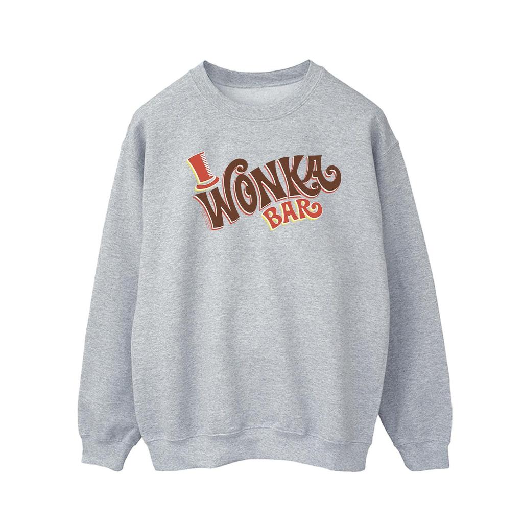 Willy Wonka Mens Bar Logo Sweatshirt