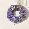 1pc Women's Multi Color Colorful PU Zipper Large Intestine Hair Ring Fashion Headband Hair Accessories Suitable for Parties