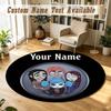 Sally Face Personalized Round Rug Support Custom Name, Soft Home Decor Mat