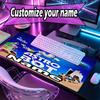 Custom Name Personalized Cosmic Bot Crew Pattern Mousepad, Laptop PC Desk Mat, Decorative Desk Mat for Home Keyboard Pad Gift