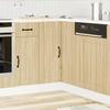 VidaXL Lucca Corner Kitchen Cabinet Sonoma Oak Engineered Wood, Corner Cabinet, Corner Sink Unit,, Furniture 853750