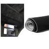 50cm/100cm/200cm*150cm Black Dark Grey Color Suede Velvet with Sponge Roof Fabric Non-adhesive Interior Modification Fabrics