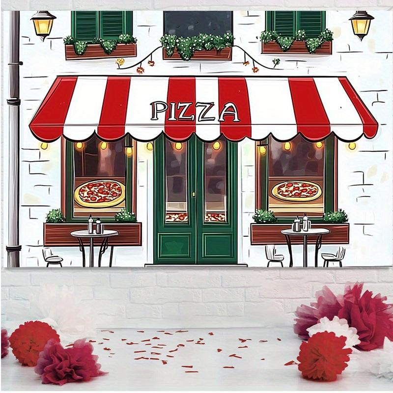 The birthday party banner at the entrance, the birthday portrait, the dessert table decoration, and the family... 47.2x31.5inch/120*80cm