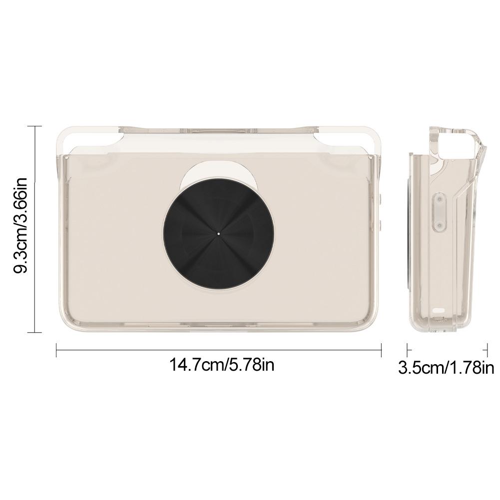 TPU Transparent Protective Case For Retroid Pocket Flip 2 Handheld Game Console Protection Shell Cooling Anti-drop Case