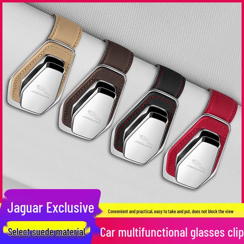 Jaguar XFL/E-PACE/XF/XEL/XJL Sunglasses Holder for Car Sun Visor