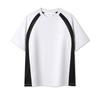 Camiseta Deportiva Unisex JIAOXIU con Bloques de Color y Costura Lateral