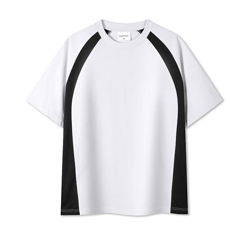 Camiseta Deportiva Unisex JIAOXIU con Bloques de Color y Costura Lateral