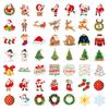 Christmas Stickers with Many 100 Holographic Laser Holiday Gift Decoration Stickers Waterproof Christmas Stickers