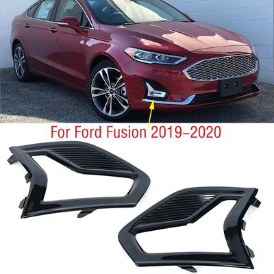 Car Front Bumper Fog Lamp Light Cover Frame Foglight Foglamp Trim Lid Bezel Grille For Ford Fusion