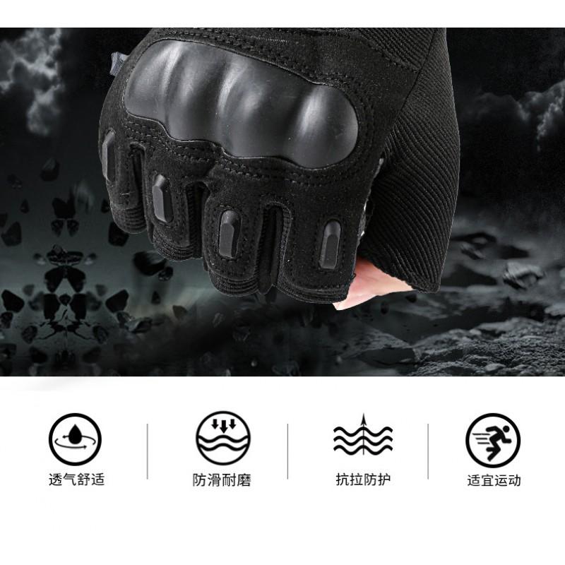 Touchscreen Tactical Half-Finger Gloves Cycling Motorbike Hiking Winter Outdoor Sports Mens Warm Windproof Riding Gear