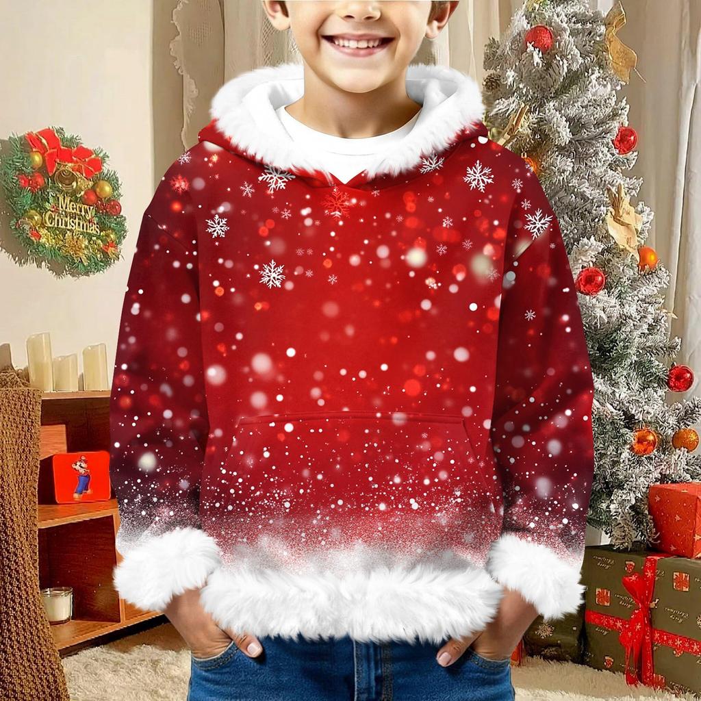 Children's Sweatshirt Girls Boys Long Sleeve Lightweight Casual Hoodie Loose Comfortable  Sweatshirt