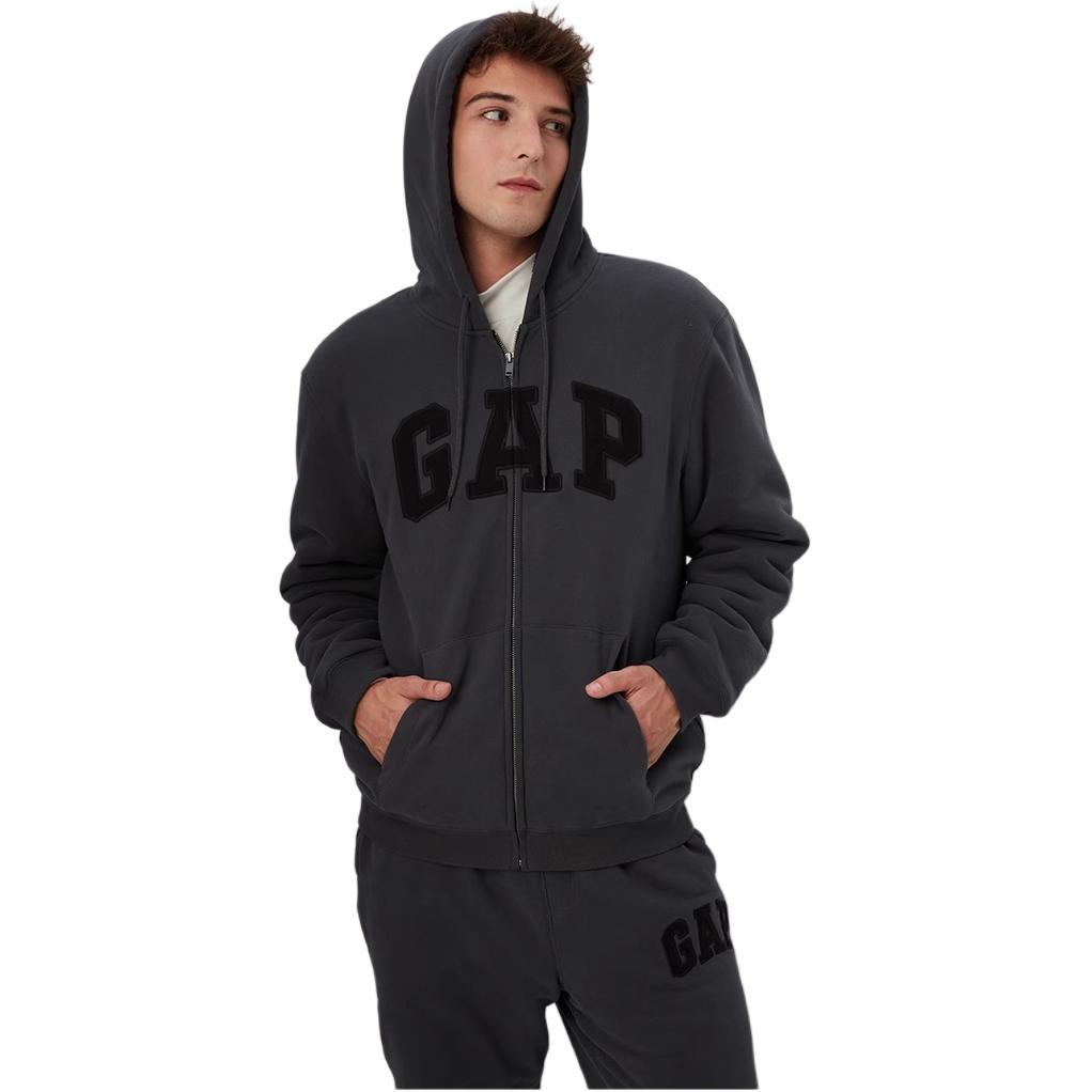 GAP Sweatshirts Unisex Hooded Moderate Cardigan 402176