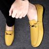 Fashion Men Casual Shoes Breathable Genuine Leather Loafers Business Office Shoes For Men Driving Moccasins Comfortable Slip On Shoes