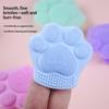 1Pcs Cat Paw Silicone Facial Cleansing Brush Soft Elastic Face Scrubber Deep Pore Exfoliating Makeup Brush Skin Care Beauty Tool