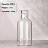 350-1000ml Clear Glass Empty Bottles with Lids Large Capacity Seal Shrink Capsules Bottles for  Beverages Juice Kombucha Storage