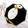 1 Stück Pinguin Automatisches Öffnen/Schließen, Ganzjahres Tragbarer Faltbarer Regenschirm, Reise, Alltag, Formelle Anlässe - Kompakter Luxus Sonnenschirm, Outdoor-Accessoire, D