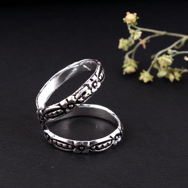 Handmade Silver Arthritis Ring – Adjustable Splint Thumb Band, Joint Pain Relief Therapy Jewelry