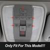 Car Roof Sunroof Reading Light Buttons Stickers Decoration For Mercedes Benz GLK C E Class X204 W204 W212 Dome Lamp Cover Trim