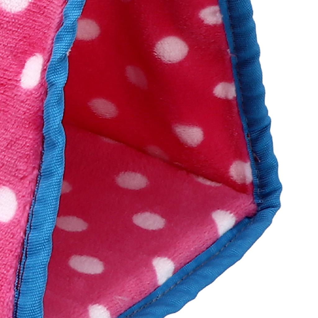 Bird Bed Foldable Portable Comfortable Flannel Triangular  ing Bird Hammock with Hooks for Parrots Hamsters