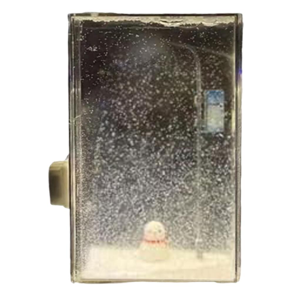 

1-2PCS Handmade Snow Scene Night Light Desk Light Christmas Crafts Snowy Night Lamp Decor Snowflake Nightlight Material Package