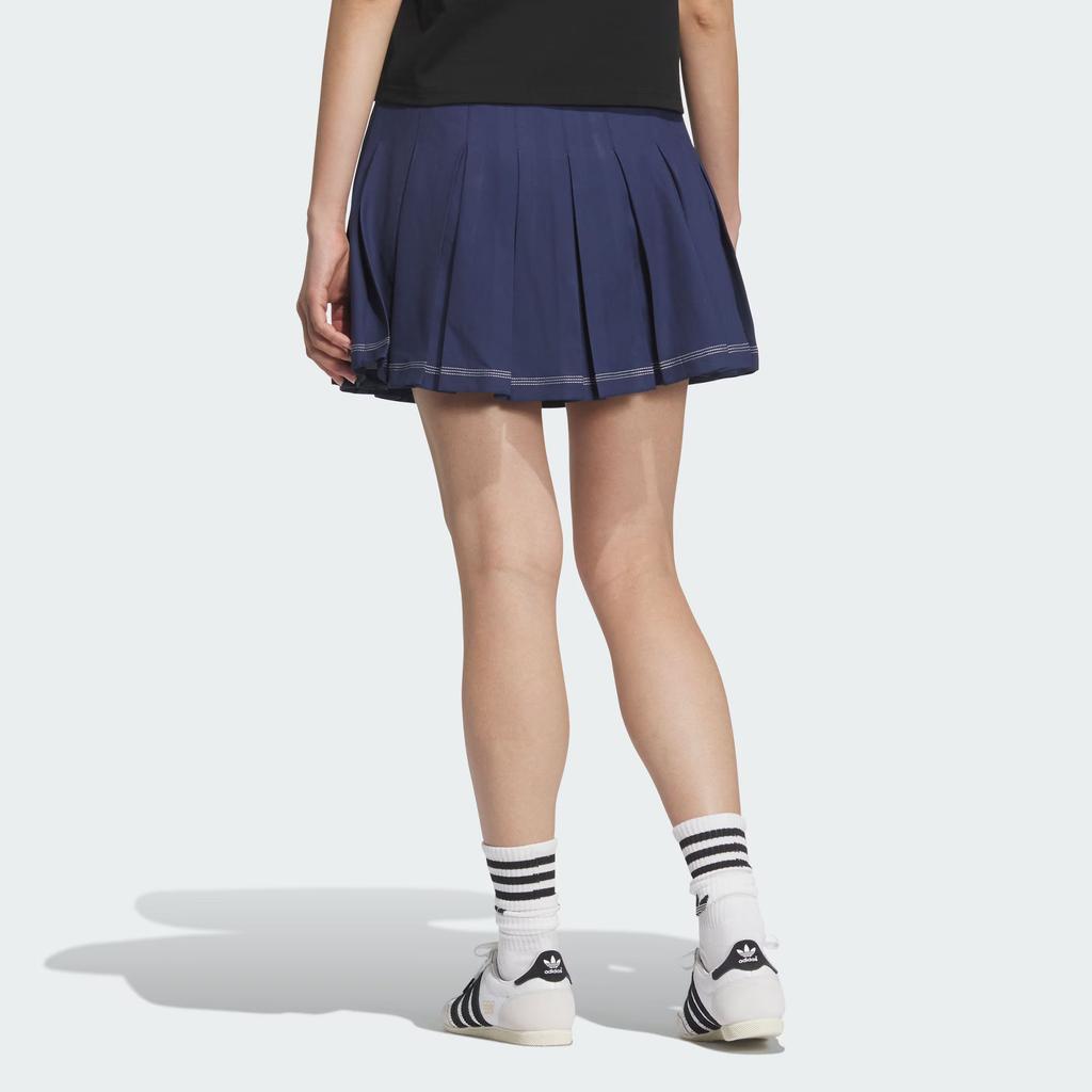 Adidas Originals RETRO SPORT SPORTY CLUB SKIRT Casual Short Skirts Women's Dark Indigo JM8015