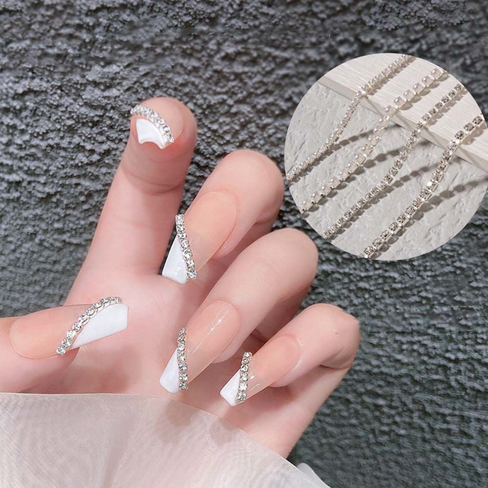 

3D Nail Art Decorations Claw Chain Nail Art Rhinestone DIY Nail Decoration Chain 1